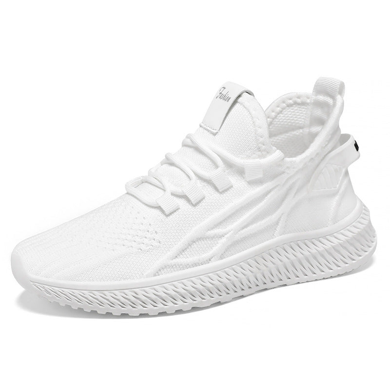 Dame Åndbare Fitness-Sneakers med elastisk snøresystem og stødabsorberende sål Stilla