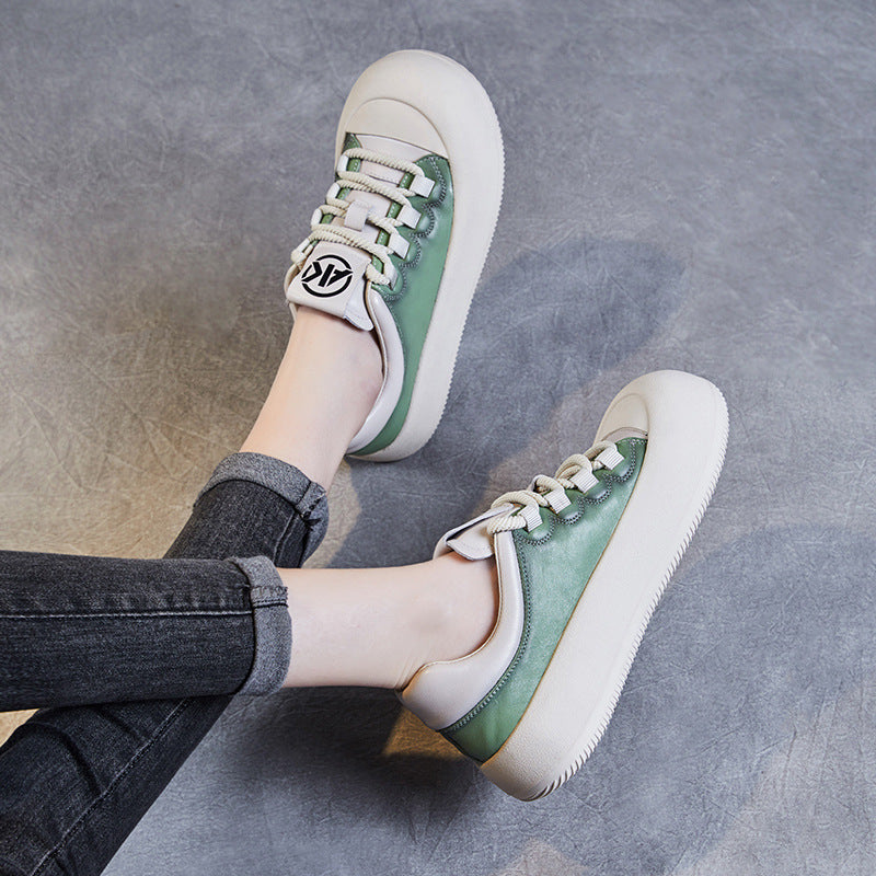 Herre Casual Platform Sneakers Stilla