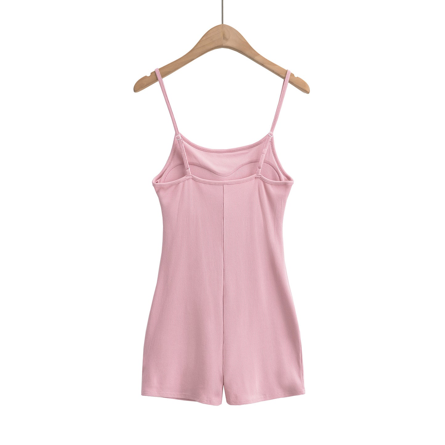 Dame ærmeløs jumpsuit med justerbare stropper og elastisk materiale Stilla