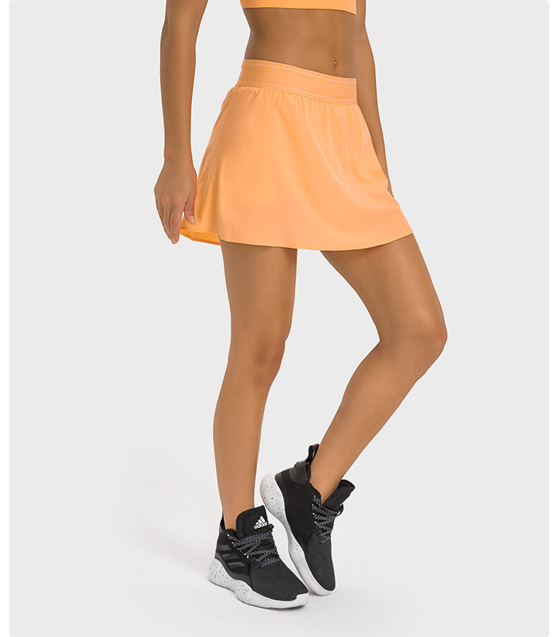 Stilla | Waist Kølende Tennis Skort Hurtigtørrende, Åndbar & Indbyggede Shorts