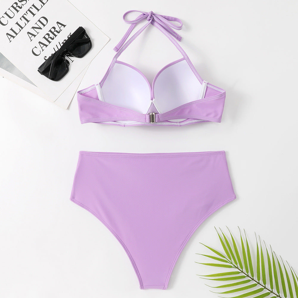 Bikini-sæt til damer med halterneck og polstring Stilla