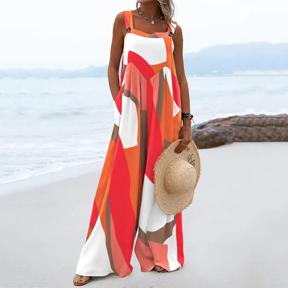 Dame Fritid Maxi Jumpsuit Stilla