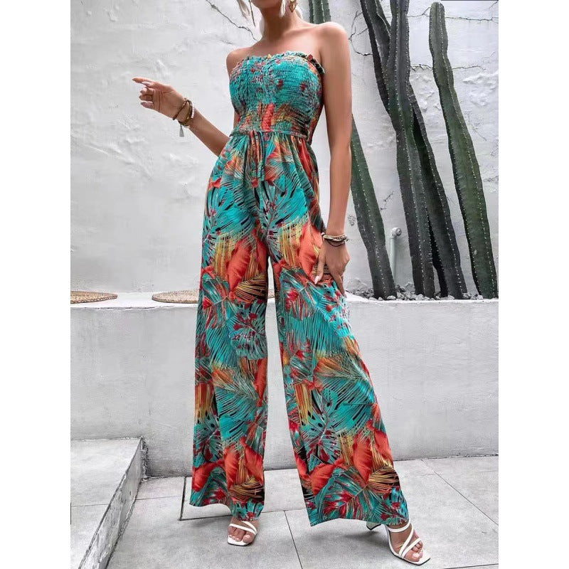 Dame Strapless Floral Bred Ben Jumpsuit Stilla