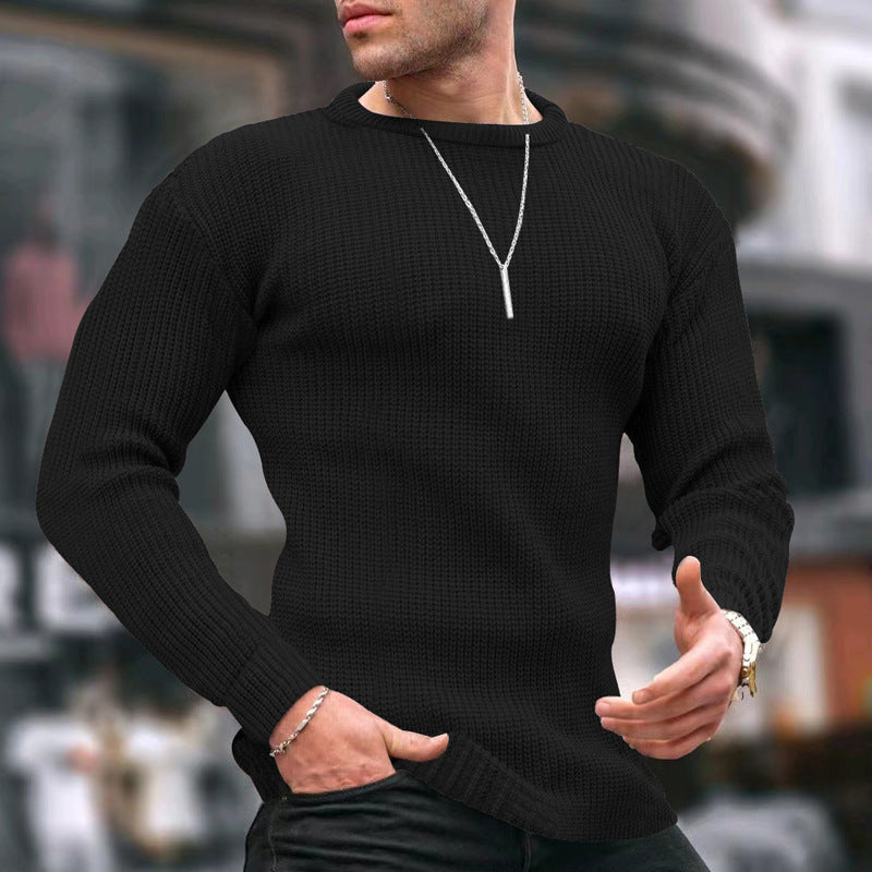 Herre casual sweatshirt lavet af struktureret stof Stilla