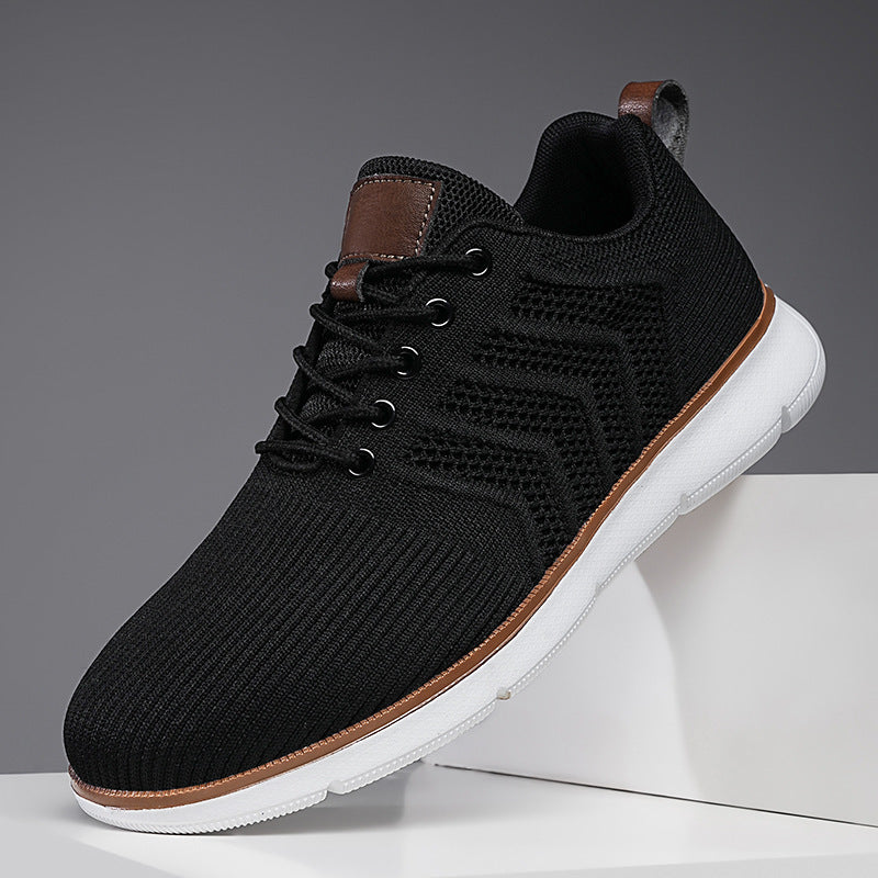 Herre alsidige åndbare strik-sneakers med ortopædisk støtte Stilla