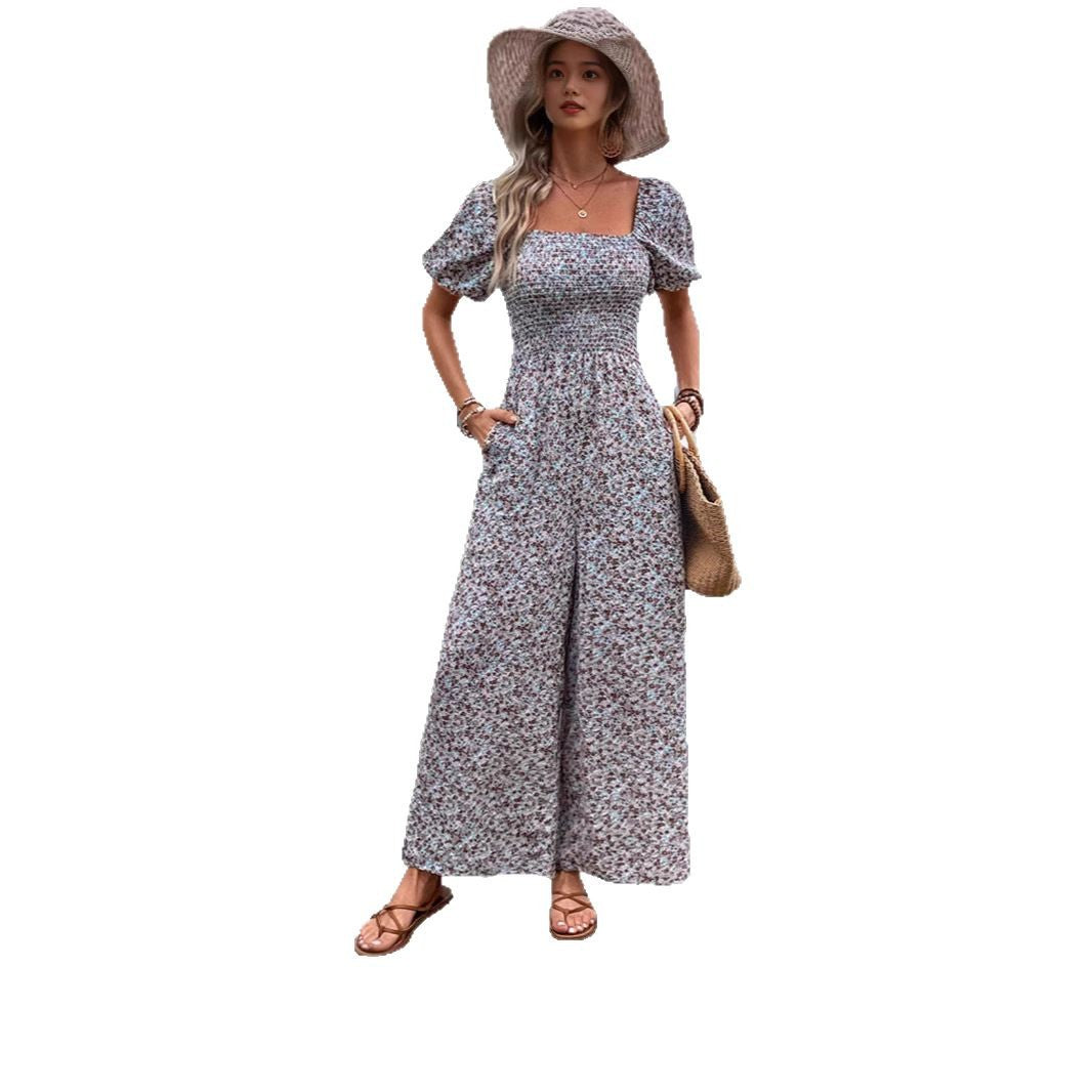 Dame Floral Elegant Jumpsuit Stilla
