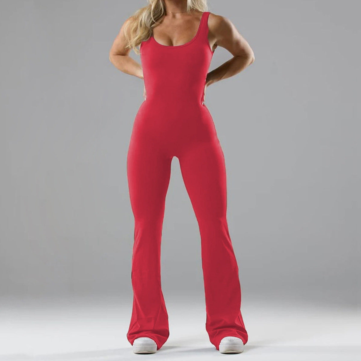 Dame jumpsuit med flydende silhuet og ærmeløst design Stilla