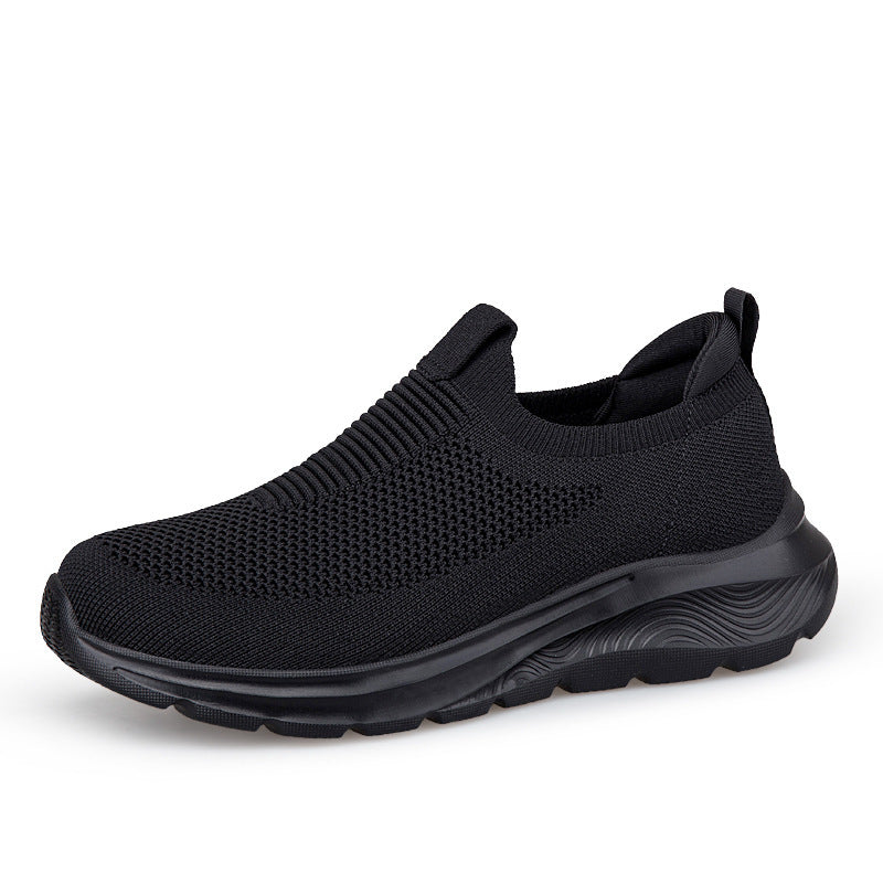 Dame Slip-On Sport Sneakers med åndbart strikdesign Stilla
