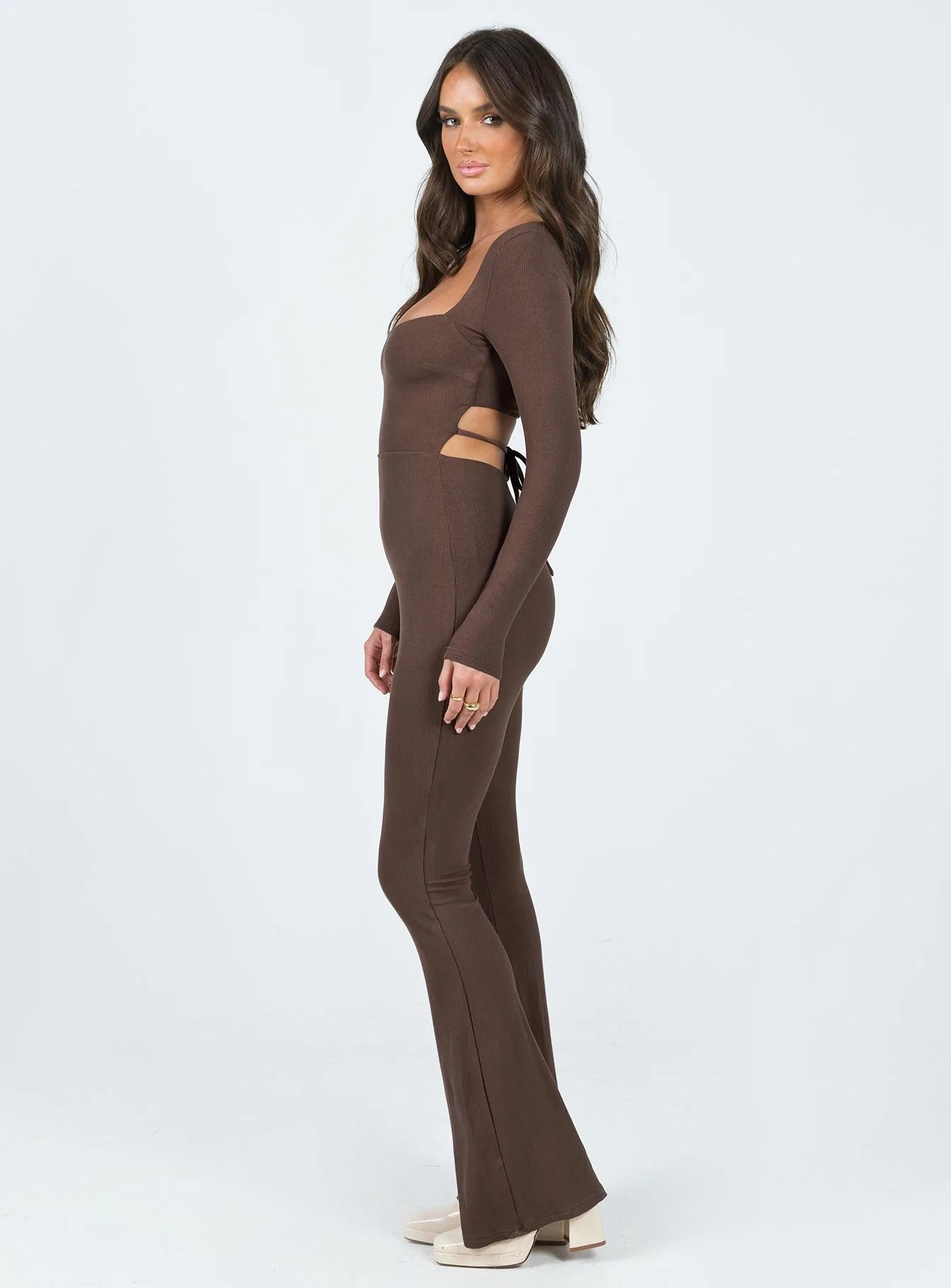 Dame figurnærende jumpsuit Stilla