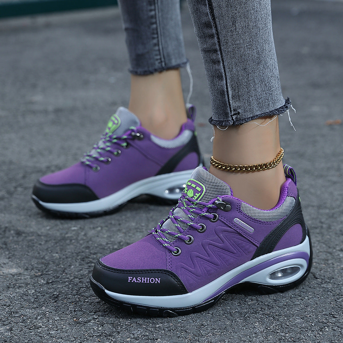 Dame Sporty Mode Sneakers med luftpude støtte Stilla