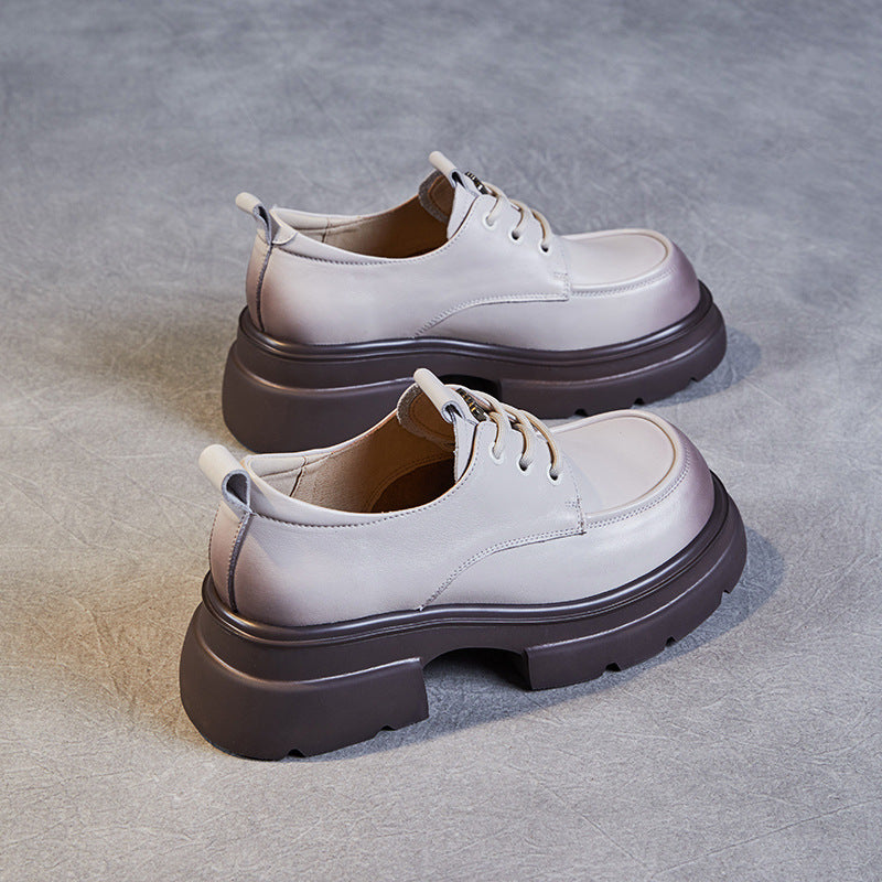 Dame Chunky Casual Snøre sneakers med forhøjet bund og Comfort Fit Stilla