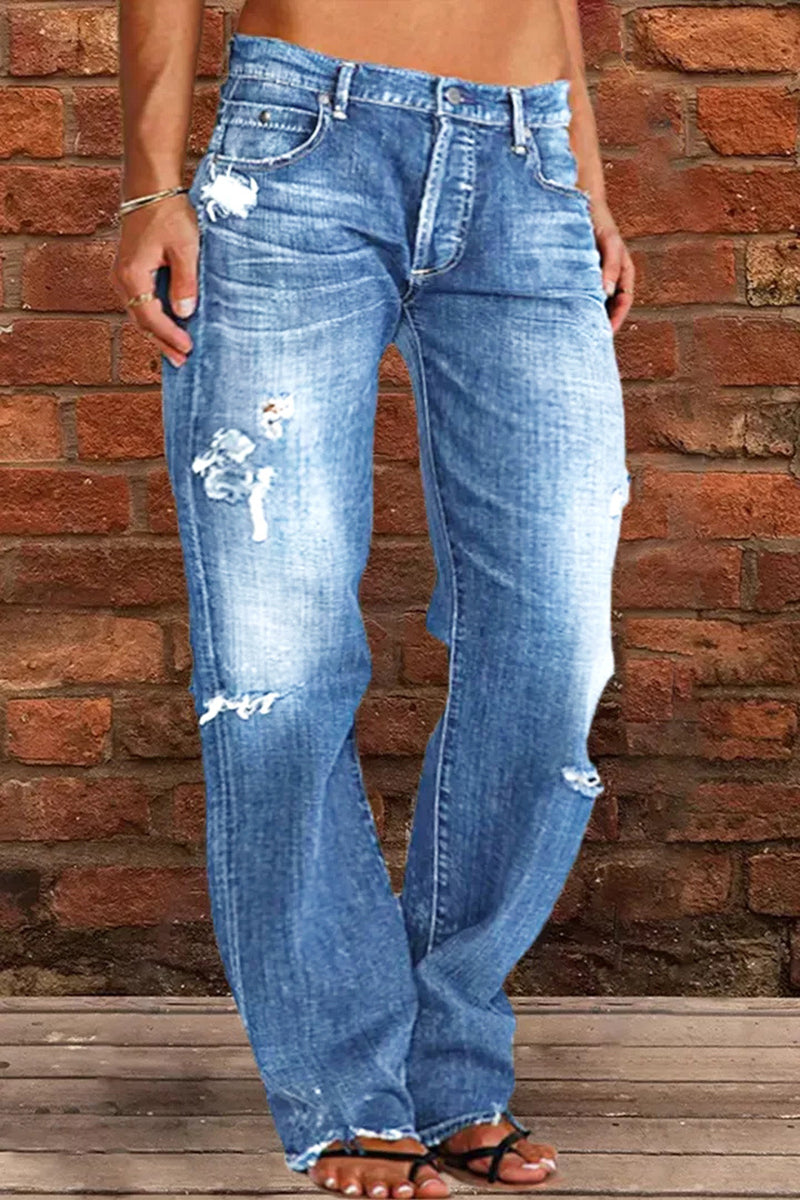 Stilla | Ultra 90'erne Straight Legged Jeans