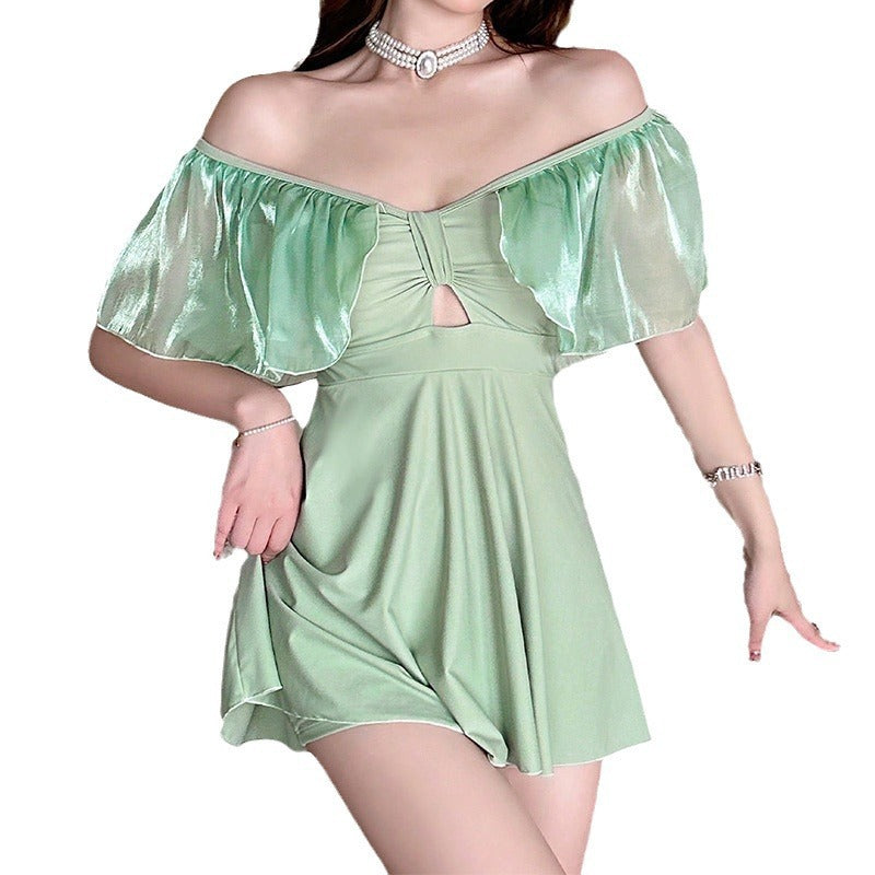 Dame Elegant Cut-Out Mini-Kjole Stilla