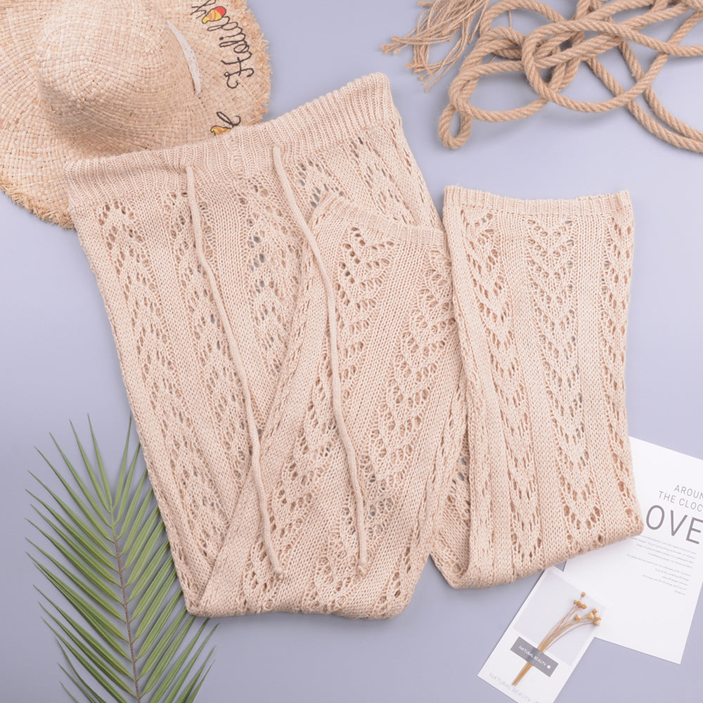 Dame Luftige Strikleggings Stilla