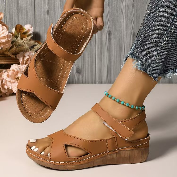 Dame justerbare komfort kile sandaler Stilla