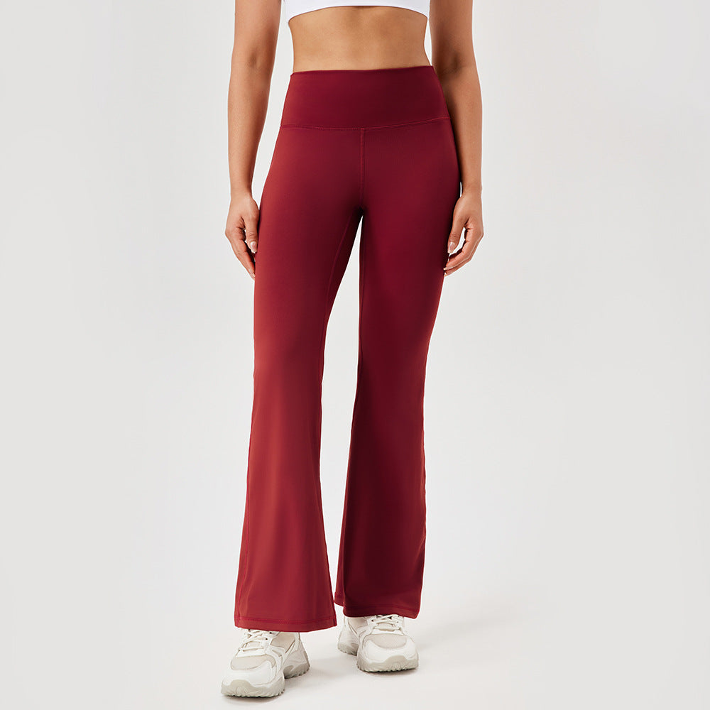 Dame Flared Sport-Leggings med høj talje og åndbare egenskaber Stilla