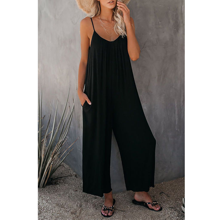 Dame Bohemian Løst Sidende Jumpsuit Stilla