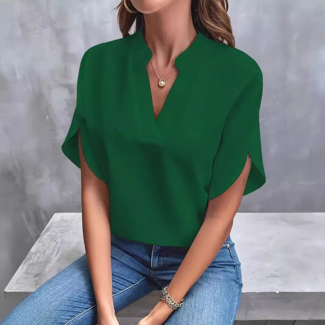 Dame bluser skjorte med casual snit og elegante detaljer Stilla
