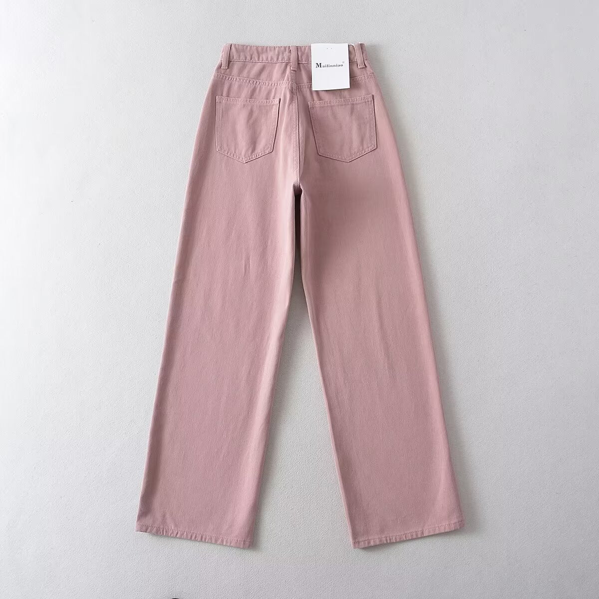 Dame højtaljede jeans med bred ben og moderne snit Stilla