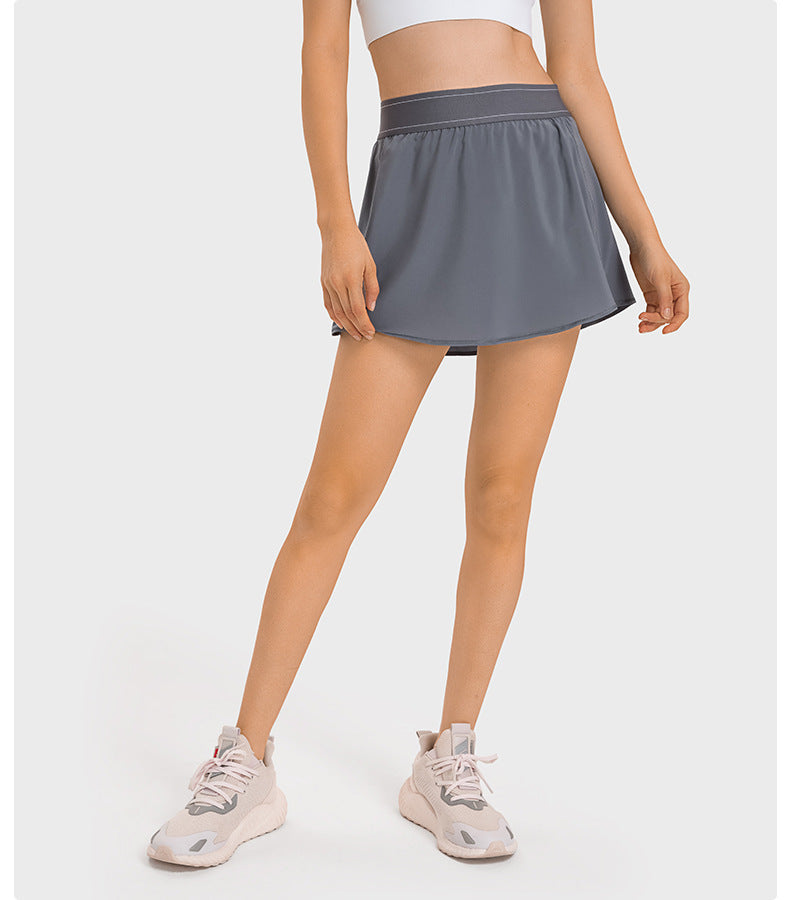 Stilla | Waist Kølende Tennis Skort Hurtigtørrende, Åndbar & Indbyggede Shorts