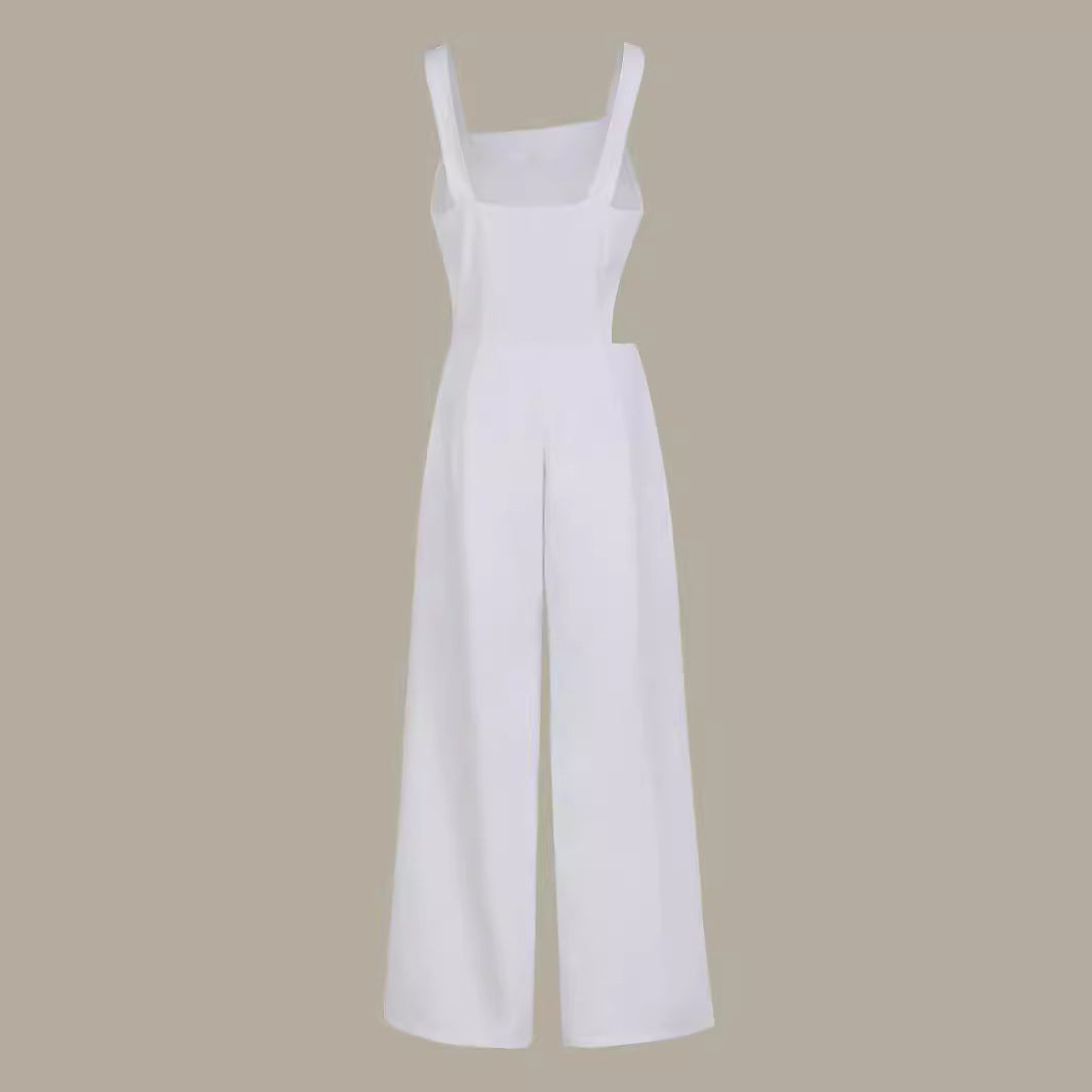 Dame jumpsuit med asymmetrisk snit og elegant design Stilla