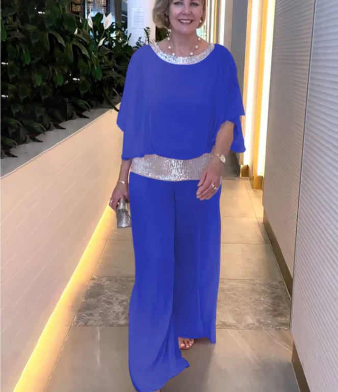 Dame Elegante Chiffon Jumpsuit Stilla