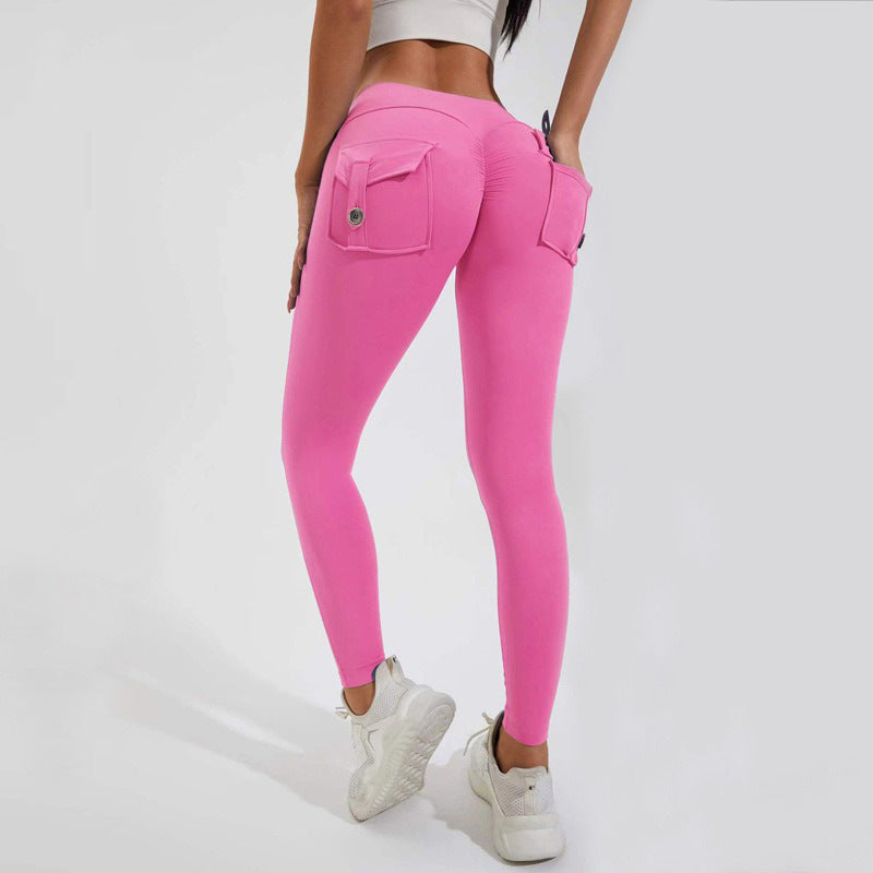 Damer Sporty Leggings med praktiske lommer Stilla