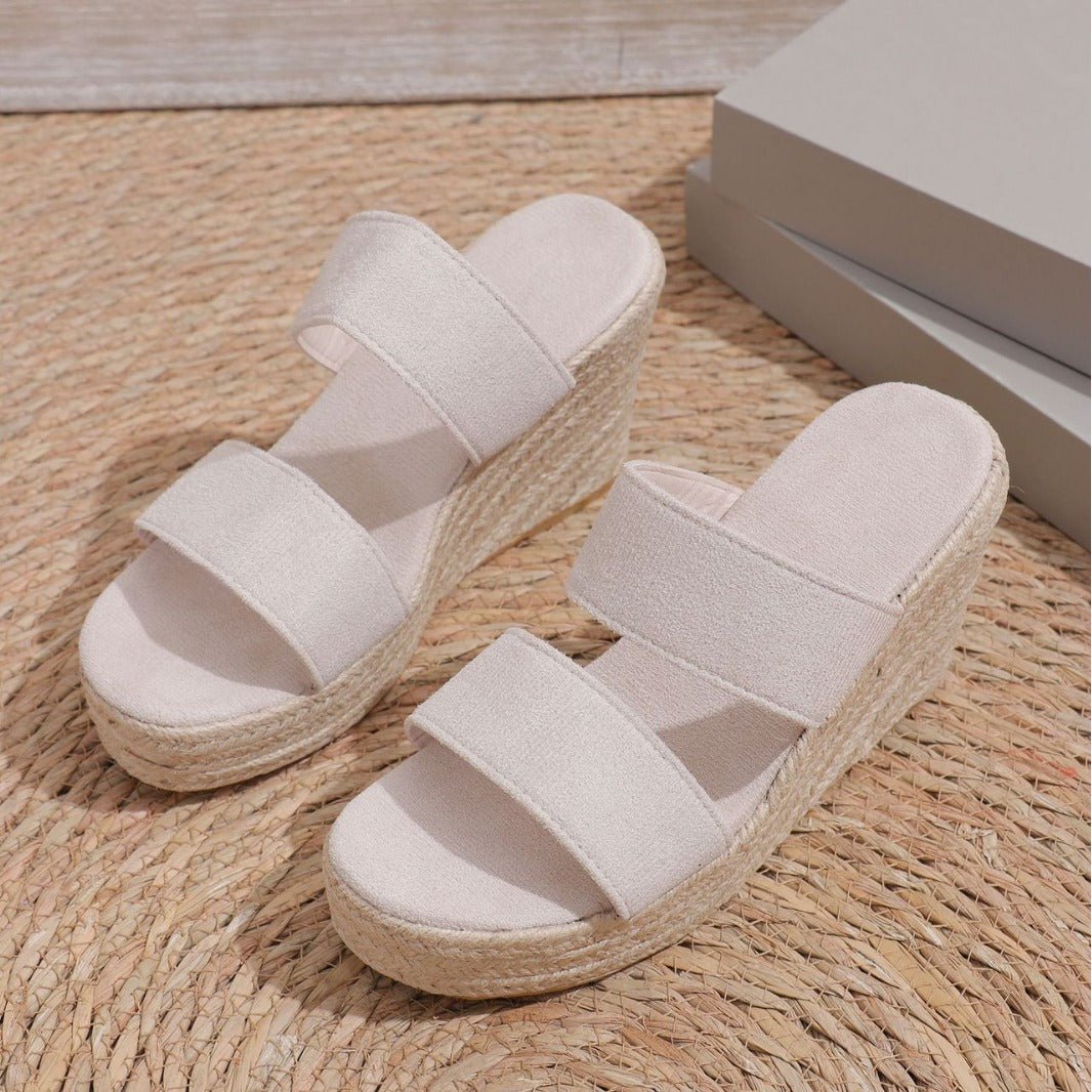 Dame Komfortable Espadriller med brede Remme Stilla