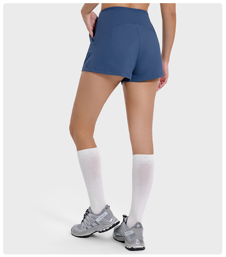 Stilla | Elastiske Åndbare Tråd Yoga Shorts Til Kvinder Behagelige Sport Fitness Bukser