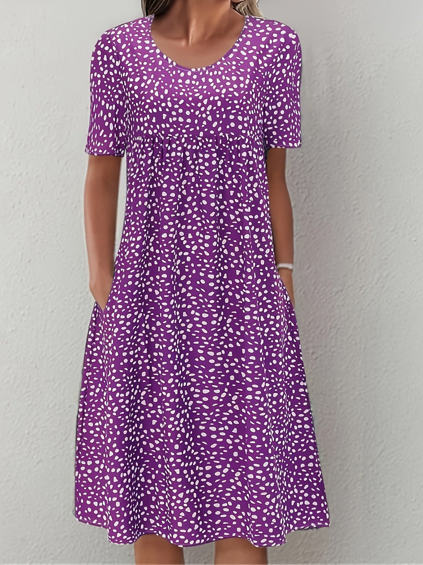 Dame afslappet sommerkjole med lommer Stilla