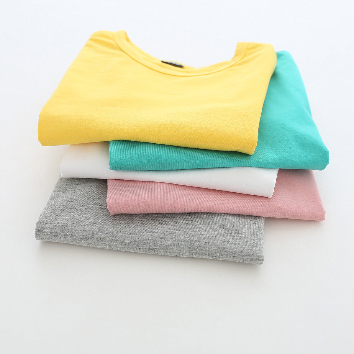 Børns Kortærmet Basic Rundhalset T-Shirt Stilla