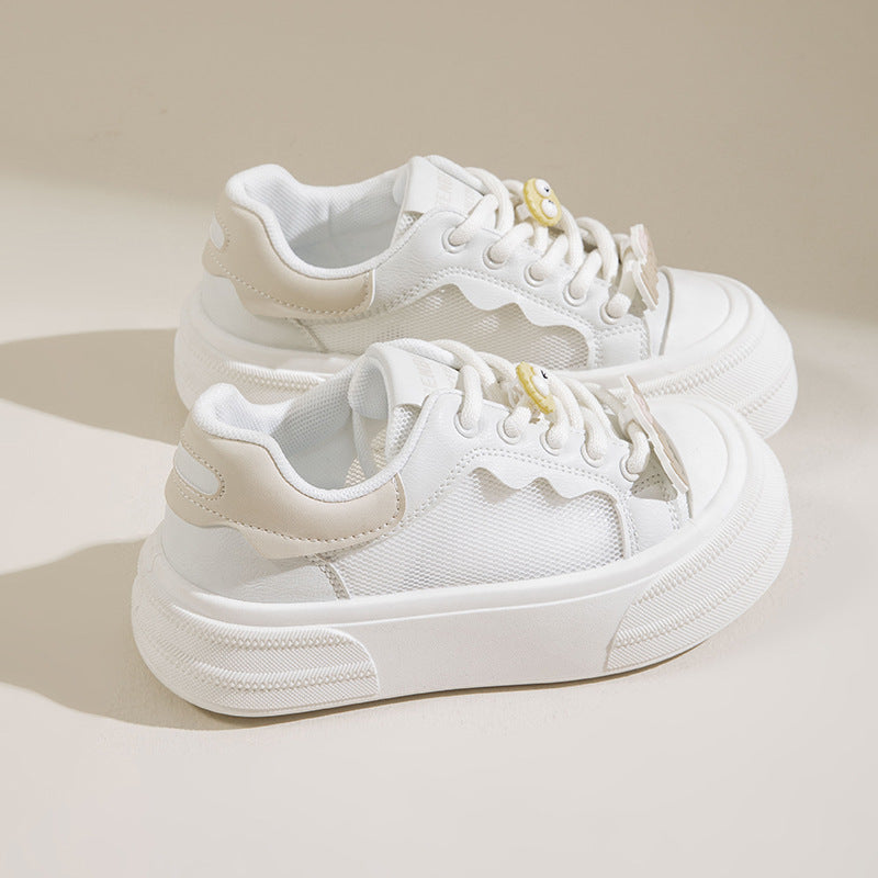 Dame Chunky Sneakers med legende design og åndbar mesh-overflade Stilla