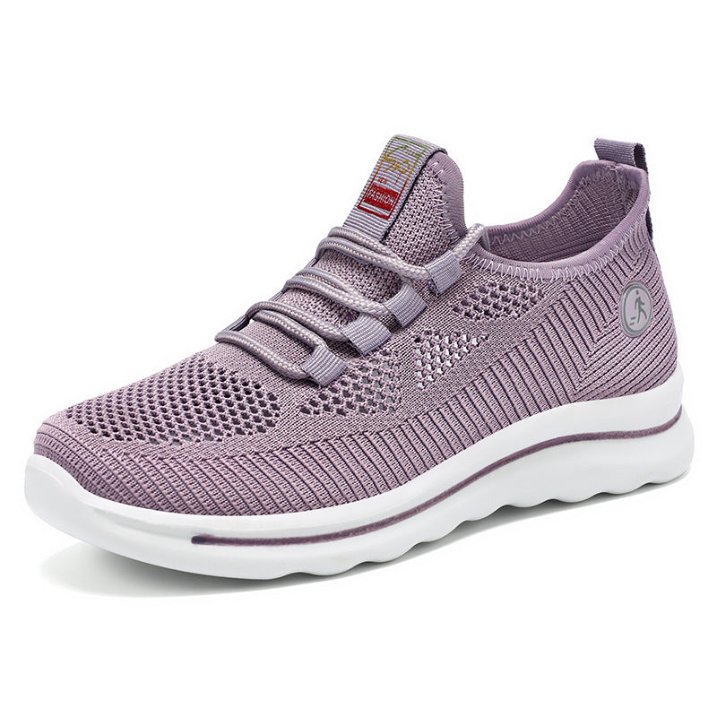 Dame Fitness Sneakers med åndbar overfladestruktur og dæmpende sålprofil Stilla