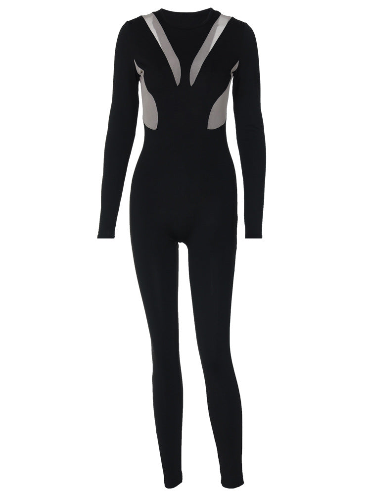 Damer figurtilpasset jumpsuit med raffinerede cut-outs og elegante detaljer Stilla