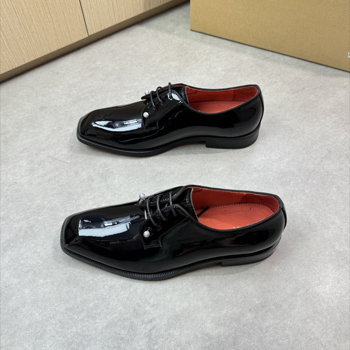 Herre polerede Dress Oxfords Stilla