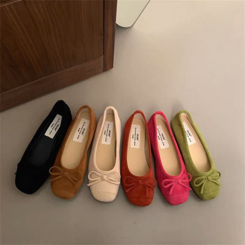 Dame Wildschindsko Bue Detalje Ballet Flats Stilla