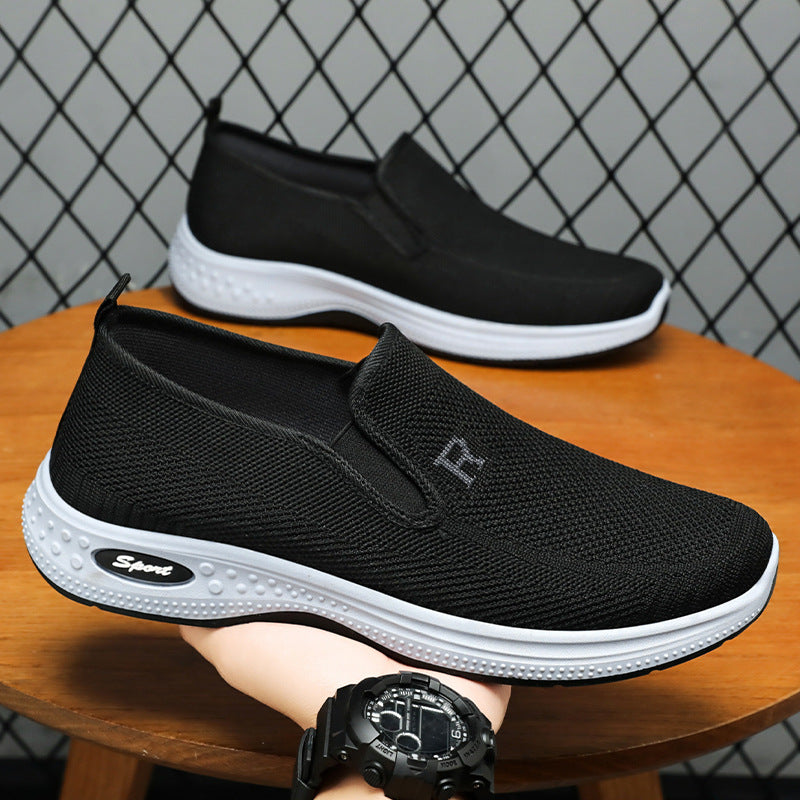 Dame Åndbare Slip-On Sportssko med fleksibelt netdesign og komfortabel sål Stilla