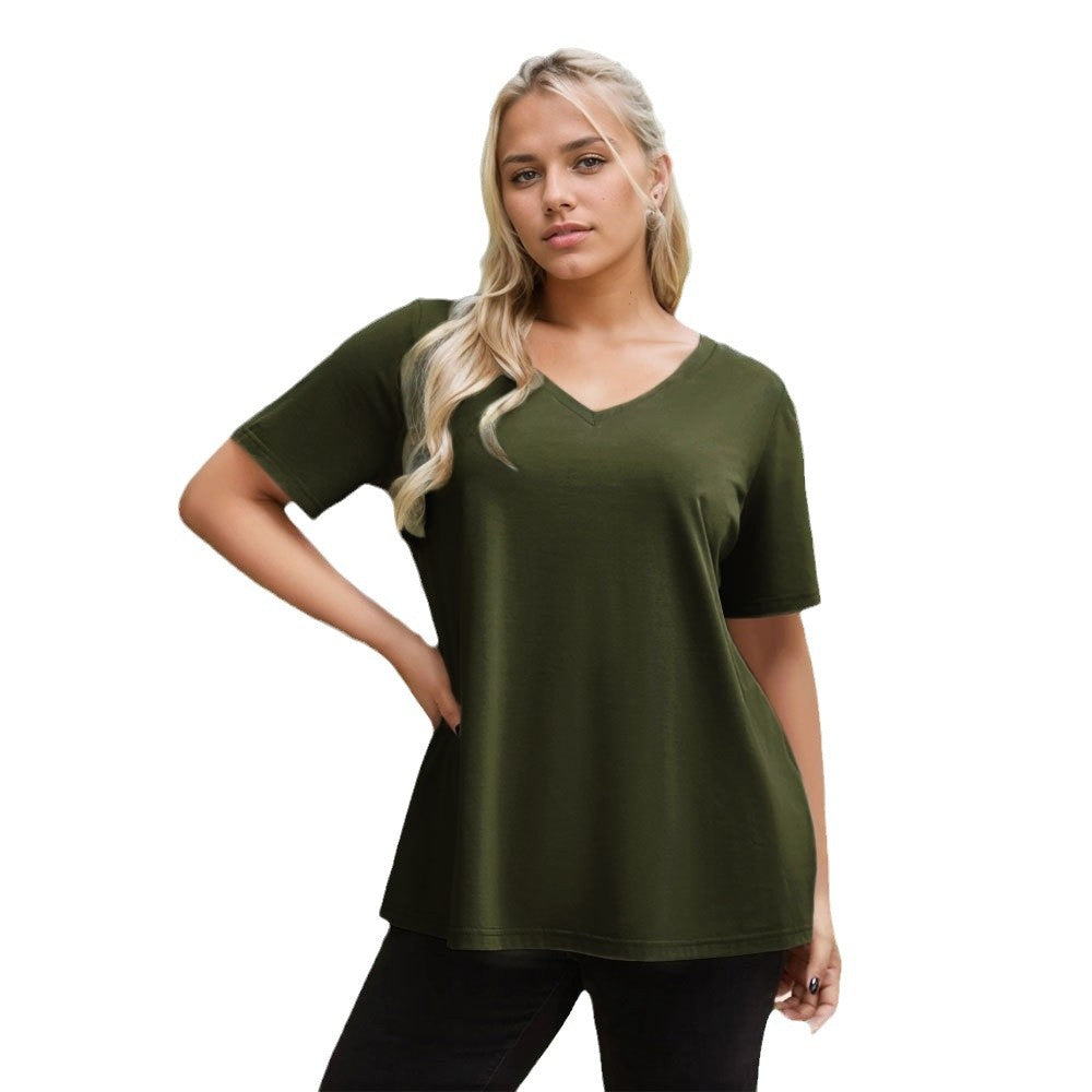 Dame afslappet bomulds T-shirt Stilla