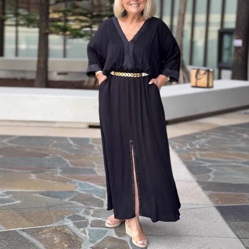 Dame lang jumpsuit med elegant snit Stilla