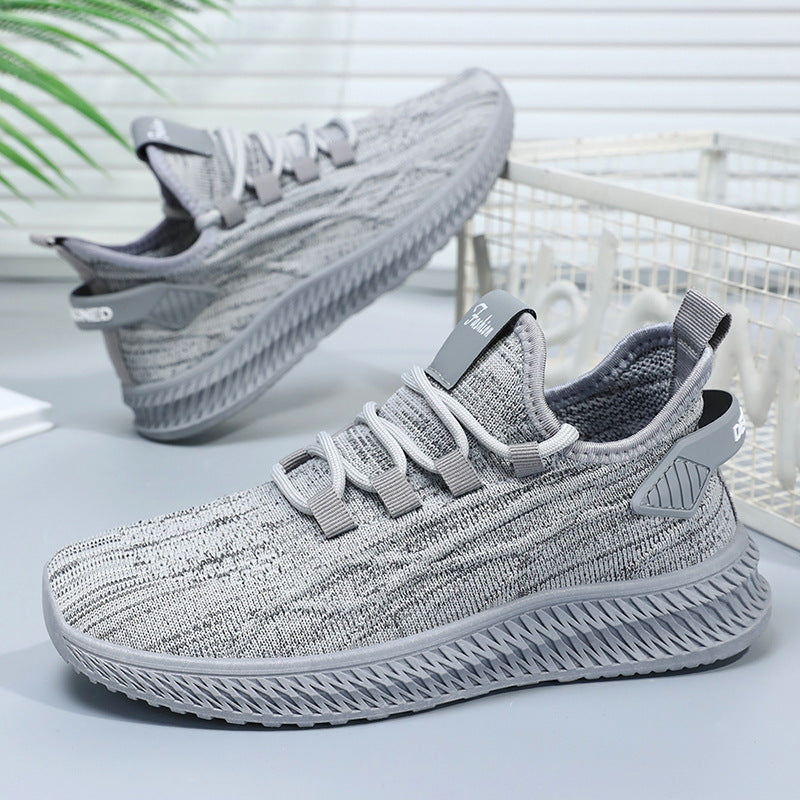 Dame Åndbare Fitness-Sneakers med elastisk snøresystem og stødabsorberende sål Stilla