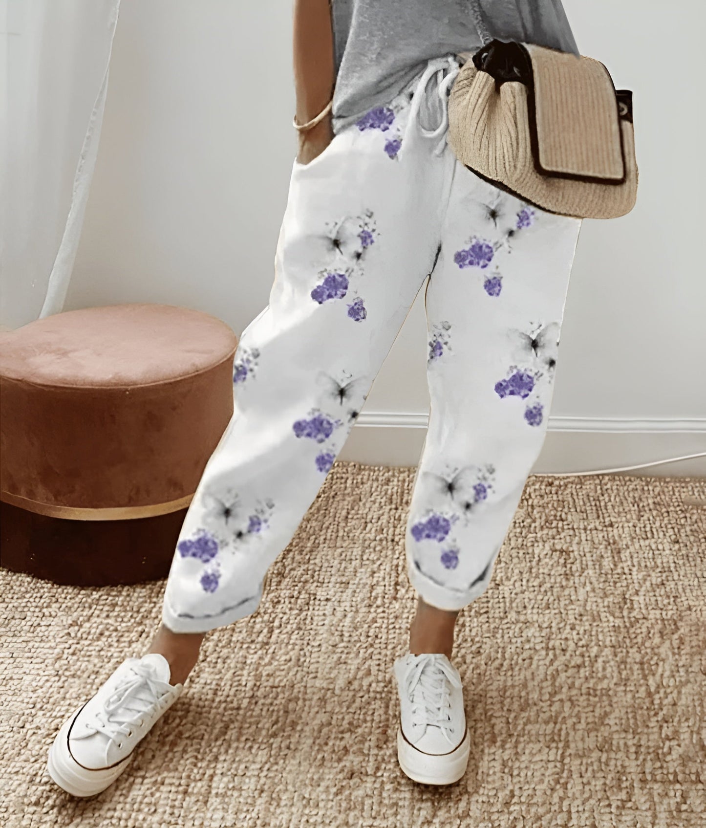 Stilla | Chic Bomulds og Linnedbukser