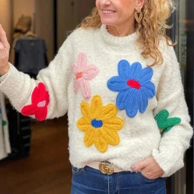 Stilla | Blomster Dekorativ Sweatshirt