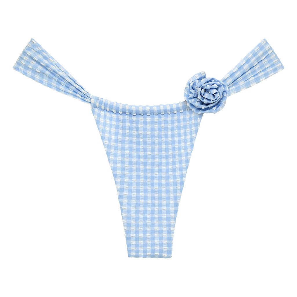 Stilla | Peri Micro Gingham Sandra Bikini Bund