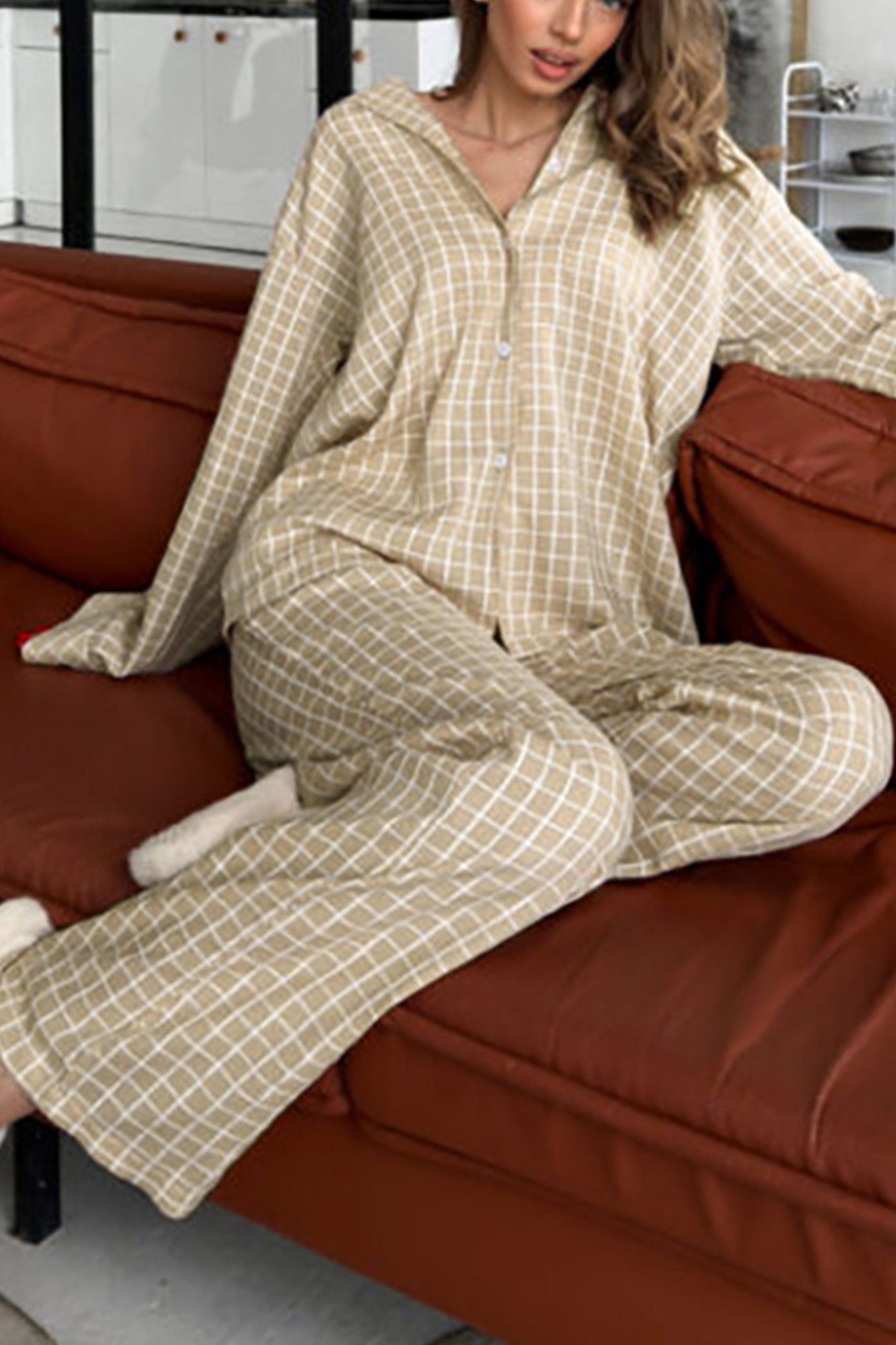 Stilla |ternet loungewear med lange ærmer