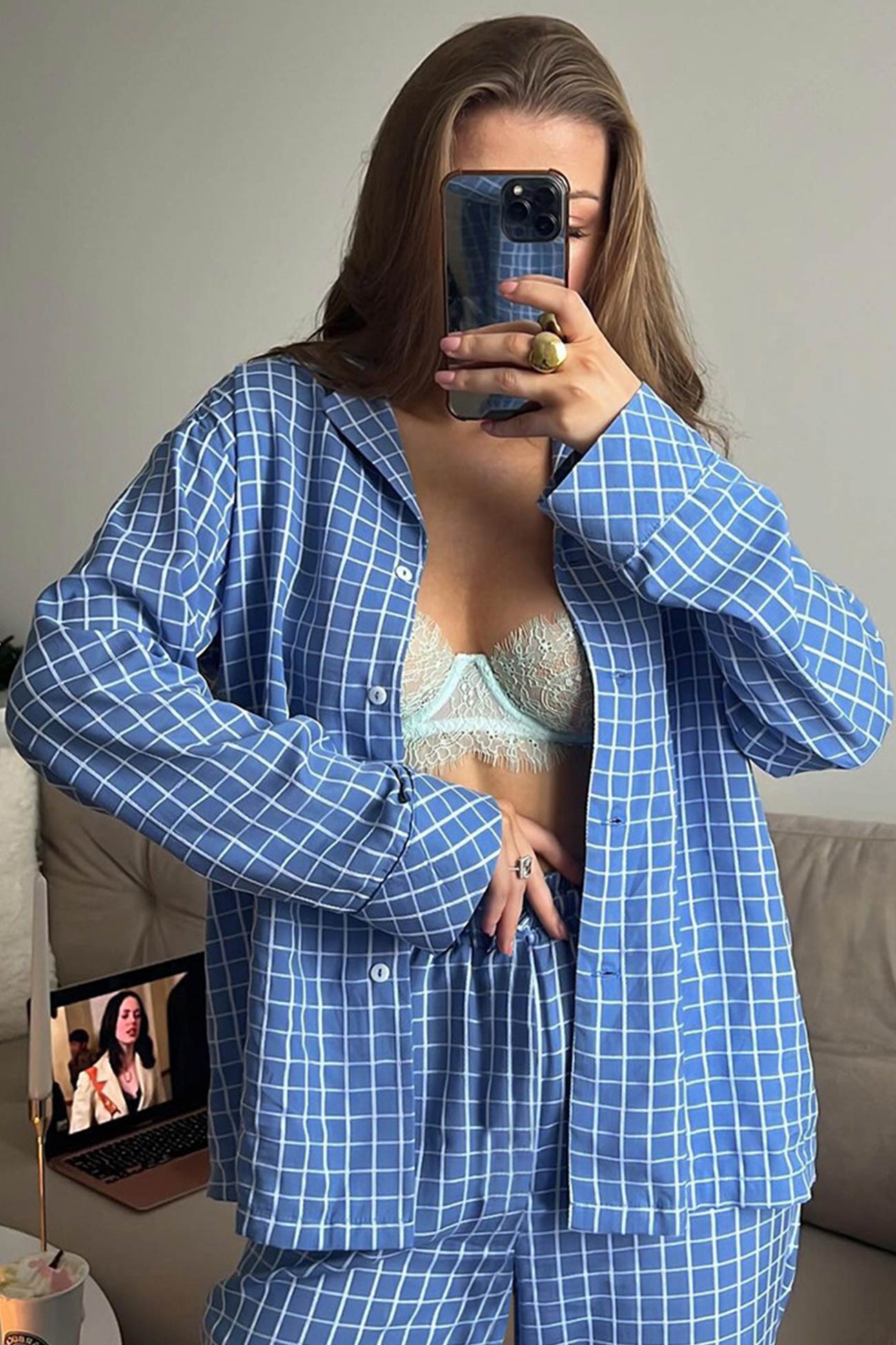 Stilla |ternet loungewear med lange ærmer