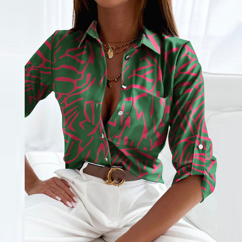 Stilla | Bluse Med Klapkrave