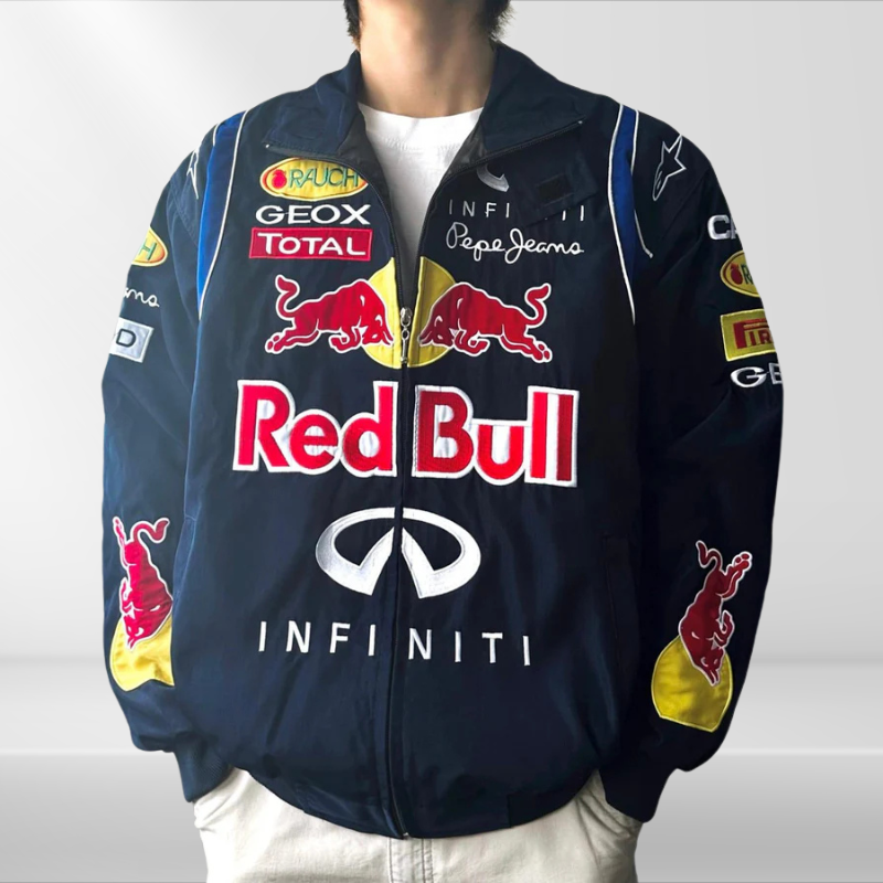 Stilla | Vintage Red Bull Racingjakke - F1 Unisex Retro