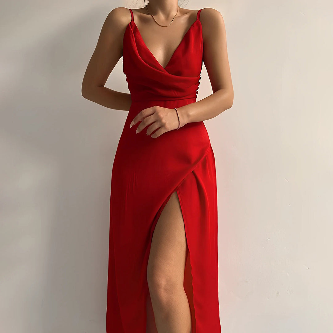 Stilla | Ibiza Style Sommerkjole I Satin