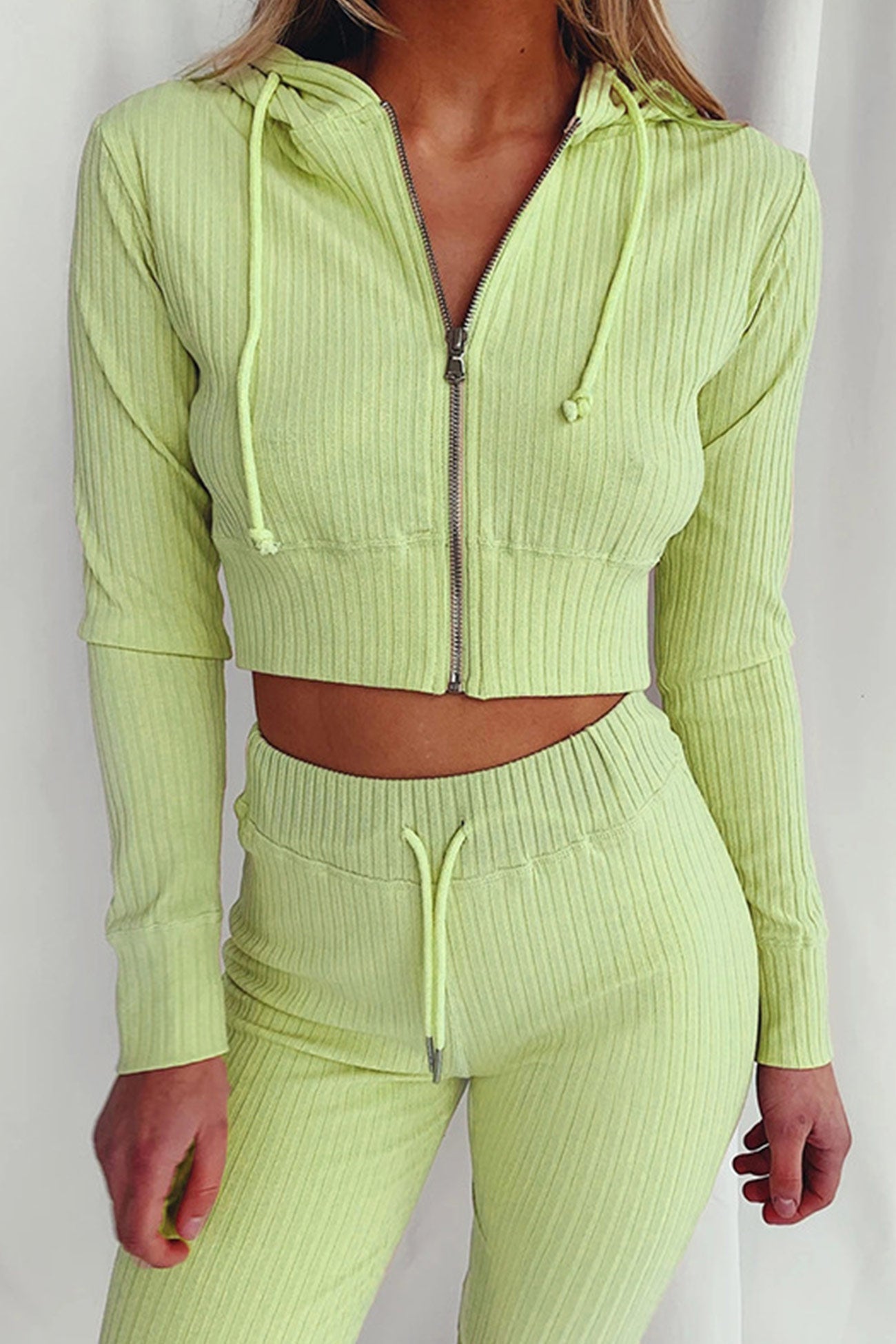 Stilla | Lange Jumpsuits Med Hættepullover Af Ribstrik