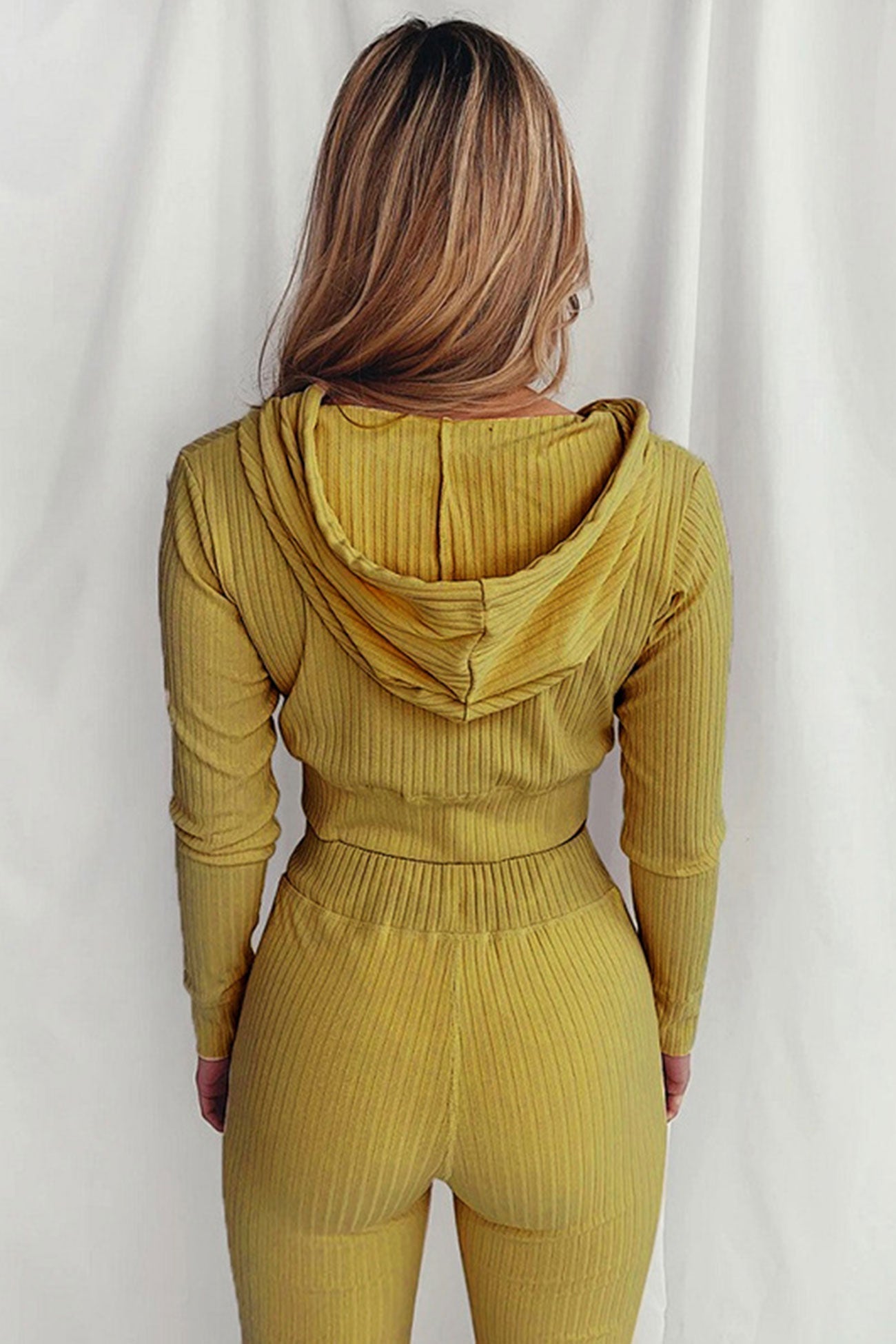 Stilla | Lange Jumpsuits Med Hættepullover Af Ribstrik